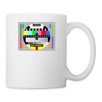 Image test card status no signal screen Display - Mug blanc - blanc - Droite