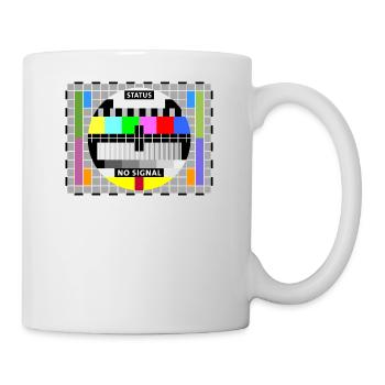 Image test card status no signal screen Display - Mug blanc - blanc - Droite