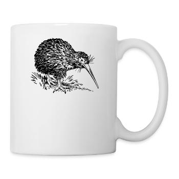 kiwi fruits fruit fruit fruit veggie vegetarian - Mug - white - Right