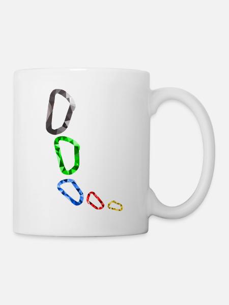 Karabiner - Tasse - Weiß