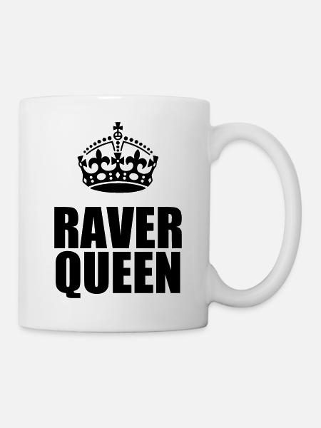 Raver Queen - Tasse - Weiß