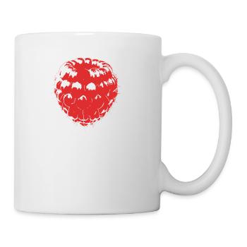 framboise - Mug blanc - blanc - Droite