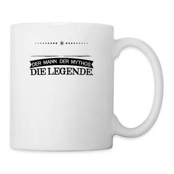 DEIN NAME gestalten legende gott mythos - Tasse - Weiß - Rechts