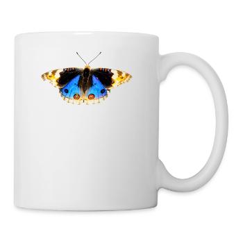 butterfly butterfly flowers - Mug - white - Right