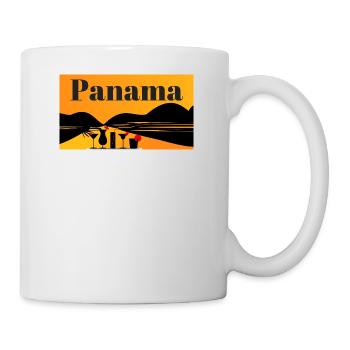 Panama - Tasse - Weiß - Rechts