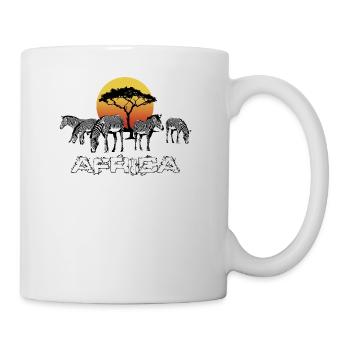 Zebras AFRICA Africa Sunset Pure Romance - Mug - white - Right