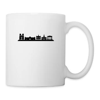 skyline brussels - Mug - white - Right