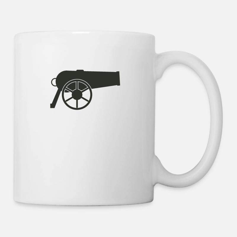 Kanone - Tasse - Weiß