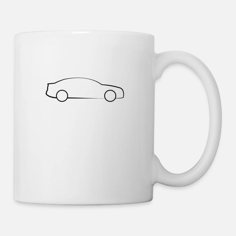 car - Mug - white