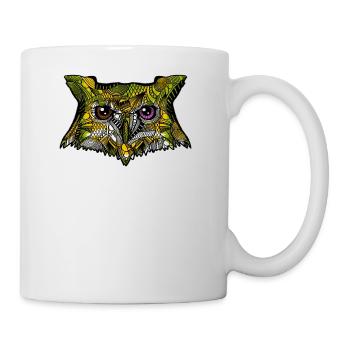 hibou - Mug blanc - blanc - Droite