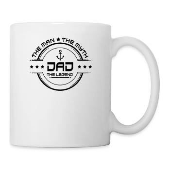 Father Gift Dad Father's Day Birthday Legend Papa - Mug - white - Right