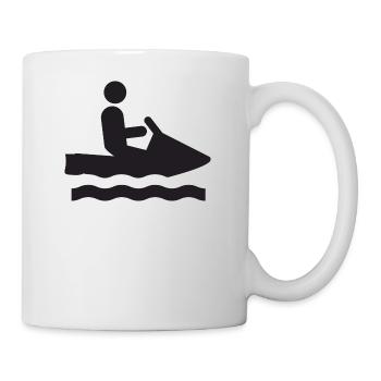 jet ski jetski - Mug blanc - blanc - Droite