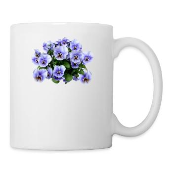 flowers lilies tulips orchids sunflower dahlia ger - Mug - white - Right