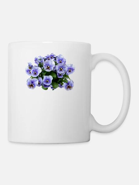 flowers lilies tulips orchids sunflower dahlia ger - Tasse - Weiß