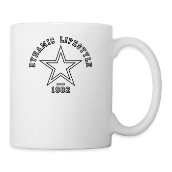 Style de vie dynamique 1982 - Mug blanc - blanc - Droite