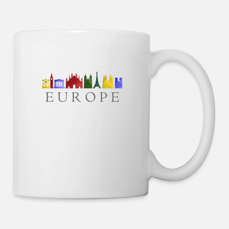 europe horizon - Mug blanc - blanc