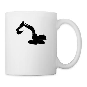 pelleteuse - Mug blanc - blanc - Droite
