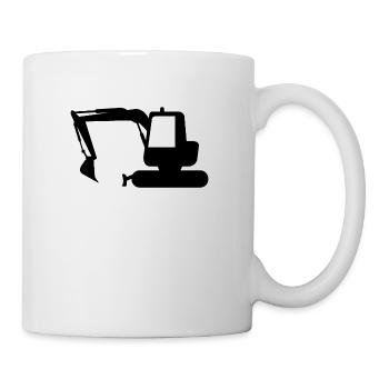 pelleteuse - Mug blanc - blanc - Droite