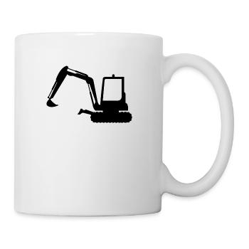 pelleteuse - Mug blanc - blanc - Droite
