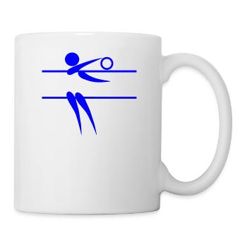volleyball sports player player game waterball18 - Mug - white - Right