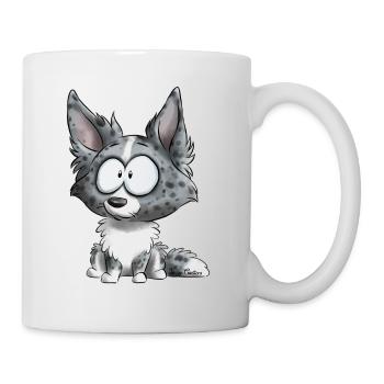 Je suis Border Collie - Bleu Merle - Mug blanc - blanc - Droite
