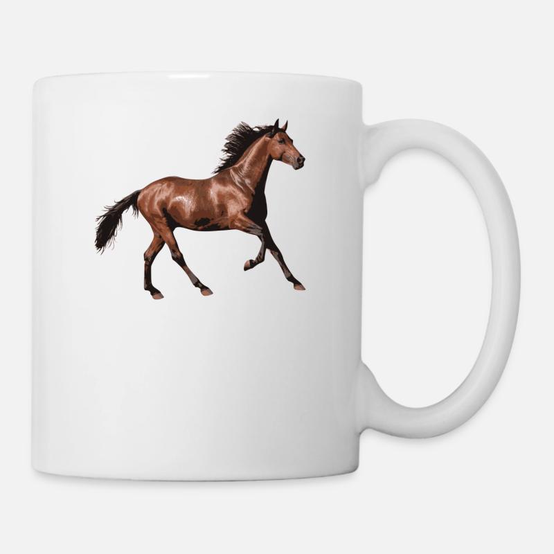 Pferd - Tasse - Weiß