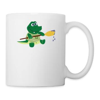 Voile de bateau pagaie bateau à rames segelboot19 - Mug blanc - blanc - Droite