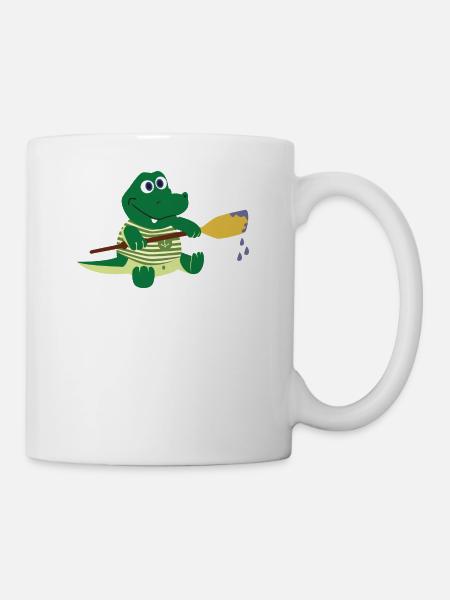 Voile de bateau pagaie bateau à rames segelboot19 - Mug blanc - blanc