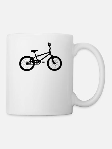 Fahrrad - Tasse - Weiß