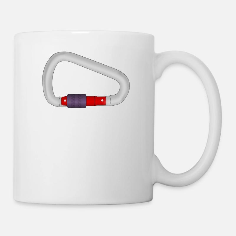 climbing ladder klettern leiter cycling mountain s - Tasse - Weiß