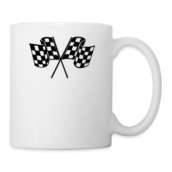 dragster racer automotive car racing car1 - Mug - white - Right