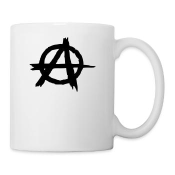 Anarchie Anarchist Punk - Tasse - Weiß - Rechts