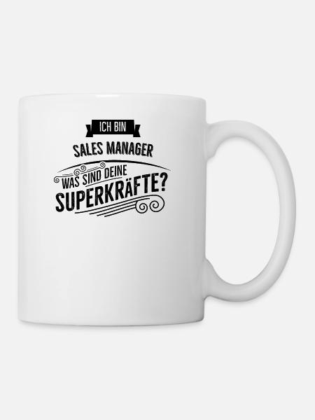 Sales Manager - Tasse - Weiß