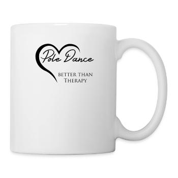 Pole Dance Therapy black - Mug - white - Right