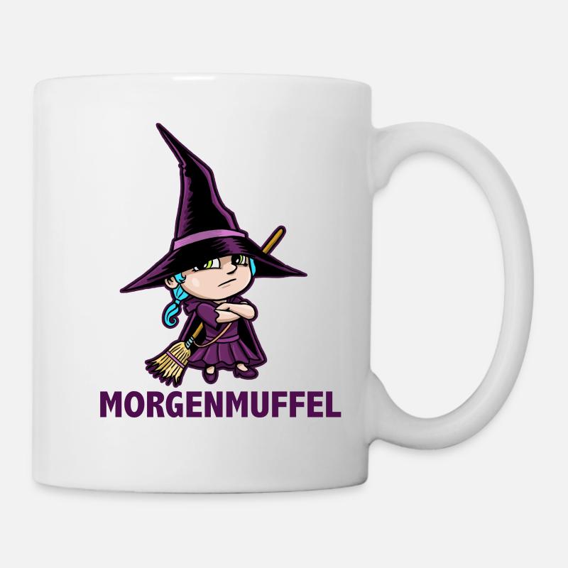 Morgenmuffel - Hexe Lucy - Tasse - Weiß