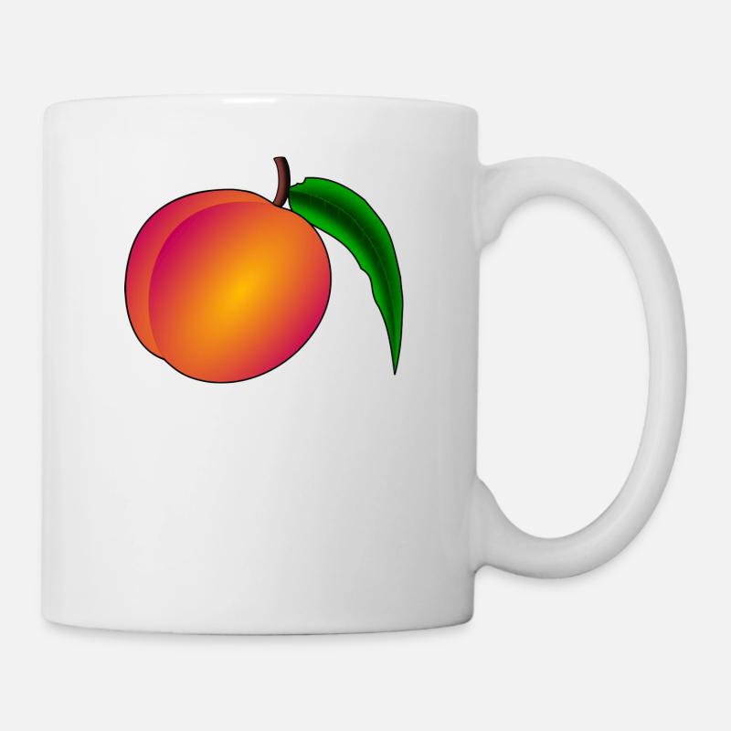 abricots veggie Veggie abricot fruits7 - Mug blanc - blanc