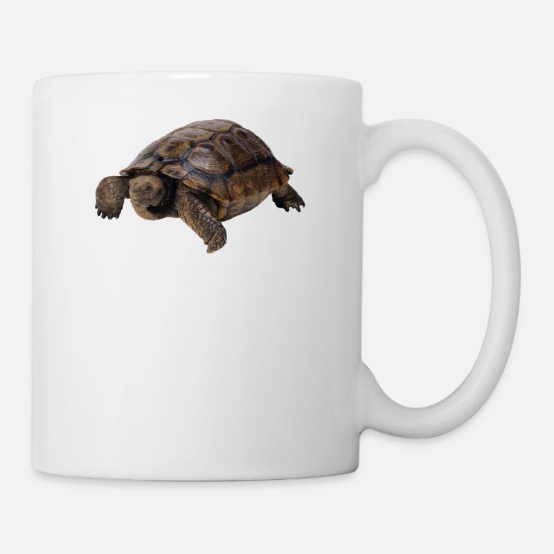 animaux tortue tortue animaux8 - Mug blanc - blanc