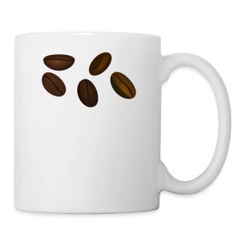 coffee cup beans coffee mug pot coffee beans102 - Mug - white - Right