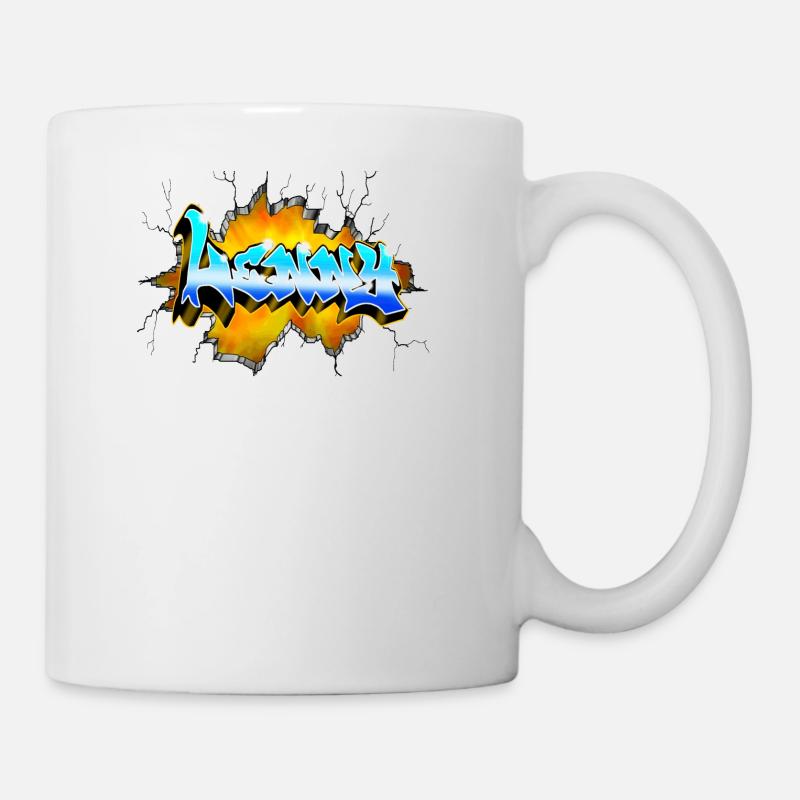 LENNY Graffiti - Tasse - Weiß