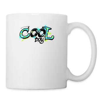 fraîche motif graffiti garçon - chemise cool pour les enfants - Mug blanc - blanc - Droite