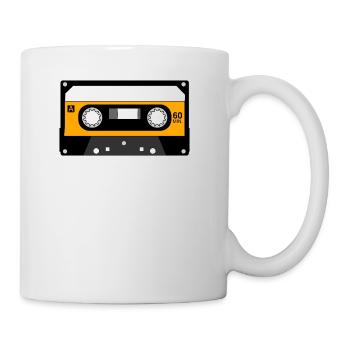 Music cassette design gift - Mug - white - Right