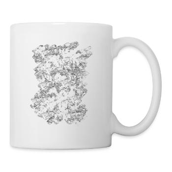 The World without Art is just `Eh` - Banksy quote - Mug - white - Right