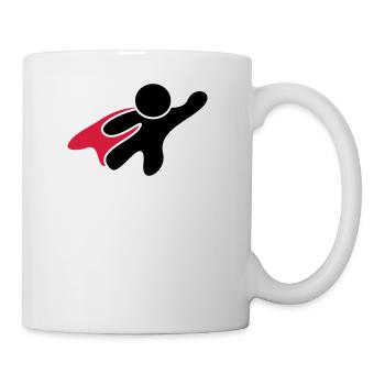 Superhero - Tasse - Weiß - Rechts