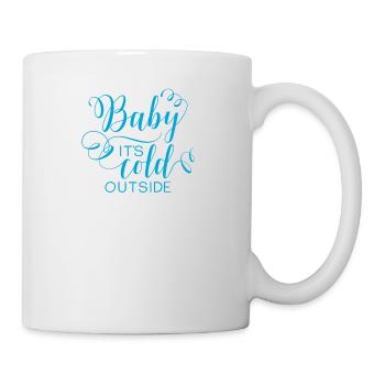 Baby it s cold outside Hiver Christmas - Mug blanc - blanc - Droite