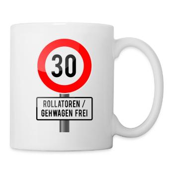 30 gehwagen - Tasse - Weiß - Rechts