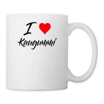 Kauen Gummi - I Love Kaugummi - Tasse - Weiß - Rechts