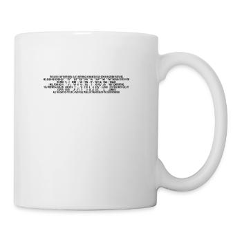 Psalm 23 Bible prayer Christians Bible verses - Mug - white - Right