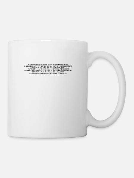 Psaume 23 versets de la Bible Gebet Christen Bible - Mug blanc - blanc