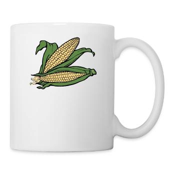 corn corn maize cereal veggie vegetables vegetables - Mug - white - Right