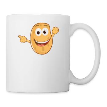 kartoffeln potato halloween gemuese vegetables3 - Tasse - Weiß - Rechts